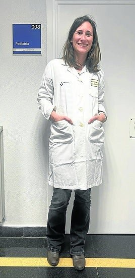 La pediatra Ainhoa Zabaleta.
