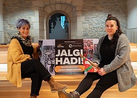 Lurdes Etxezarreta eta Ane Elordi.