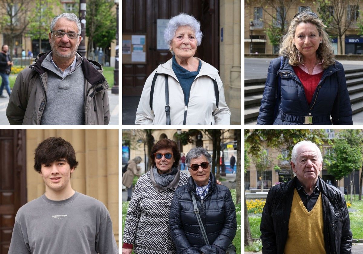 Los fieles guipuzcoanos se despiden del Papa Francisco, «una buena persona y muy humilde»