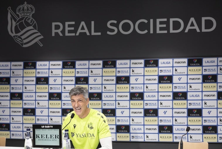 Imanol Alguacil, en su comparecencia de este martes