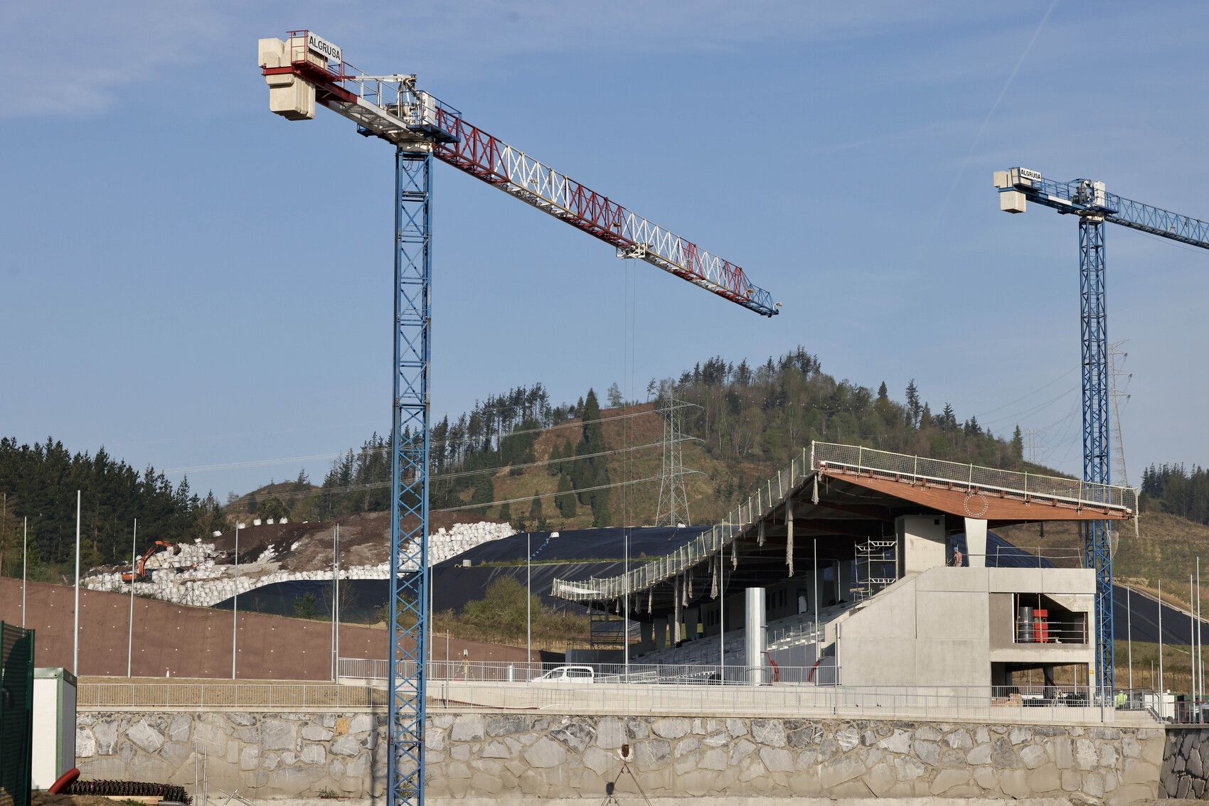 La ciudad deportiva de Areitio va tomando forma