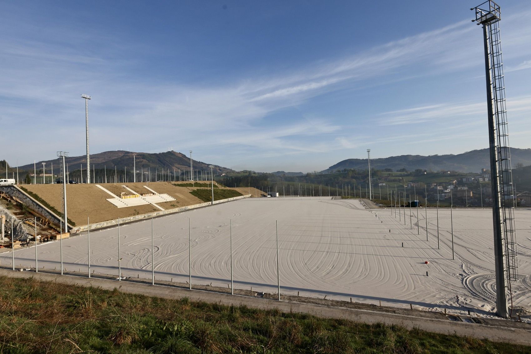 La ciudad deportiva de Areitio va tomando forma