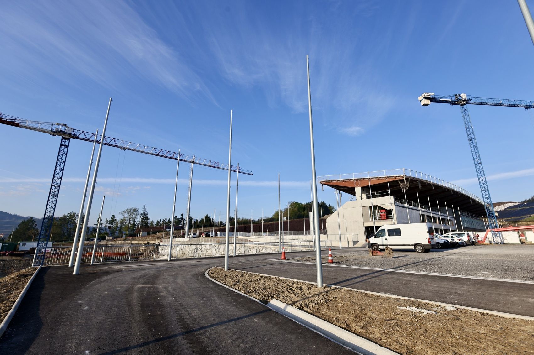 La ciudad deportiva de Areitio va tomando forma