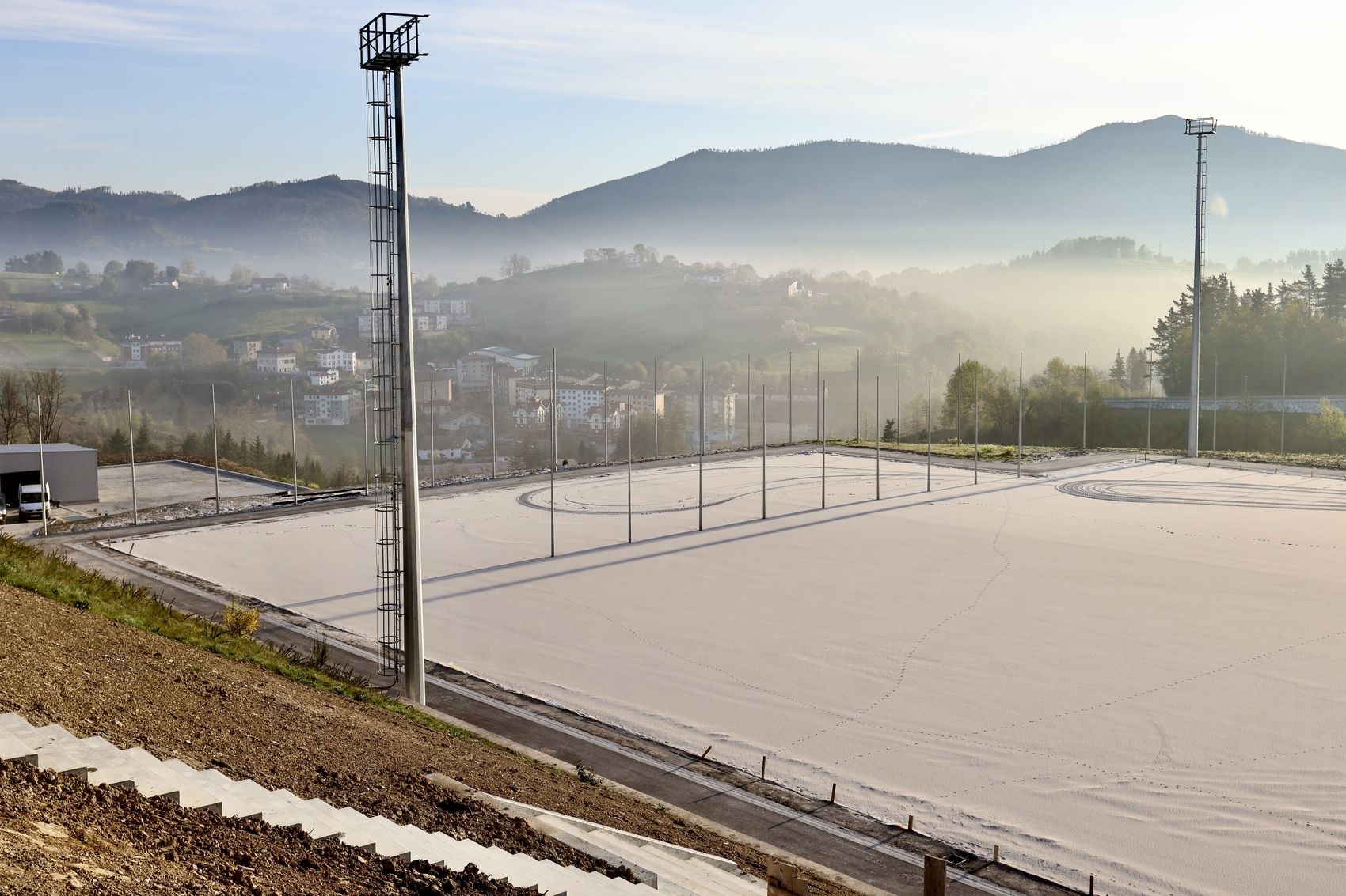 La ciudad deportiva de Areitio va tomando forma