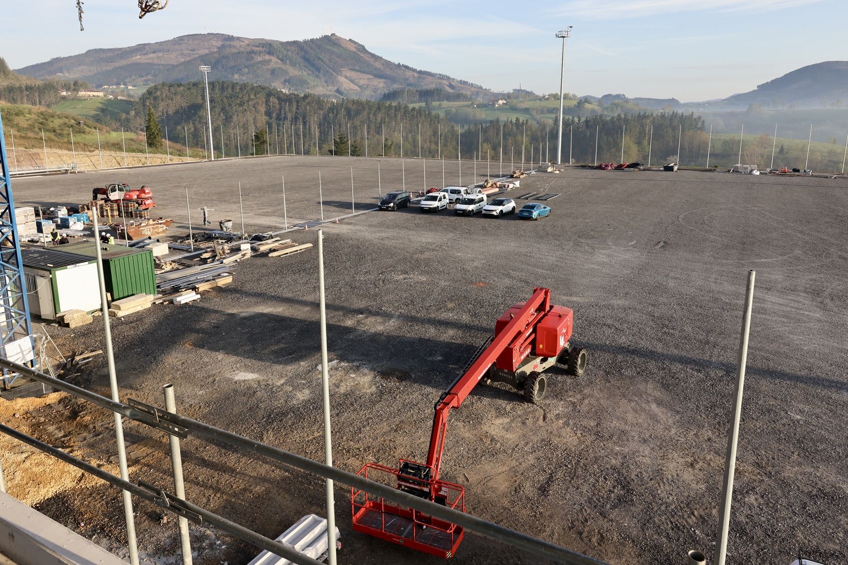 La ciudad deportiva de Areitio va tomando forma