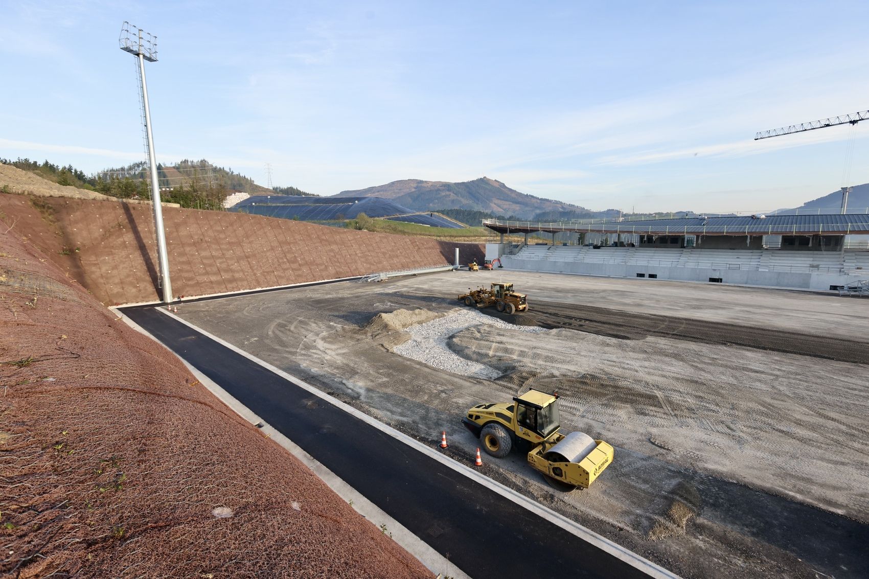 La ciudad deportiva de Areitio va tomando forma