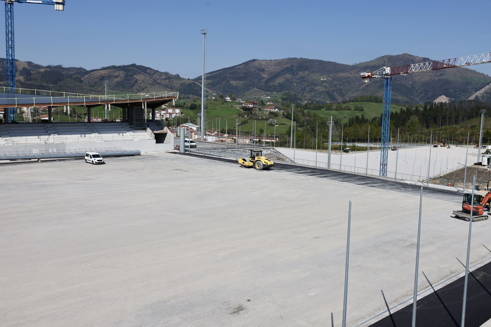 La ciudad deportiva de Areitio va tomando forma