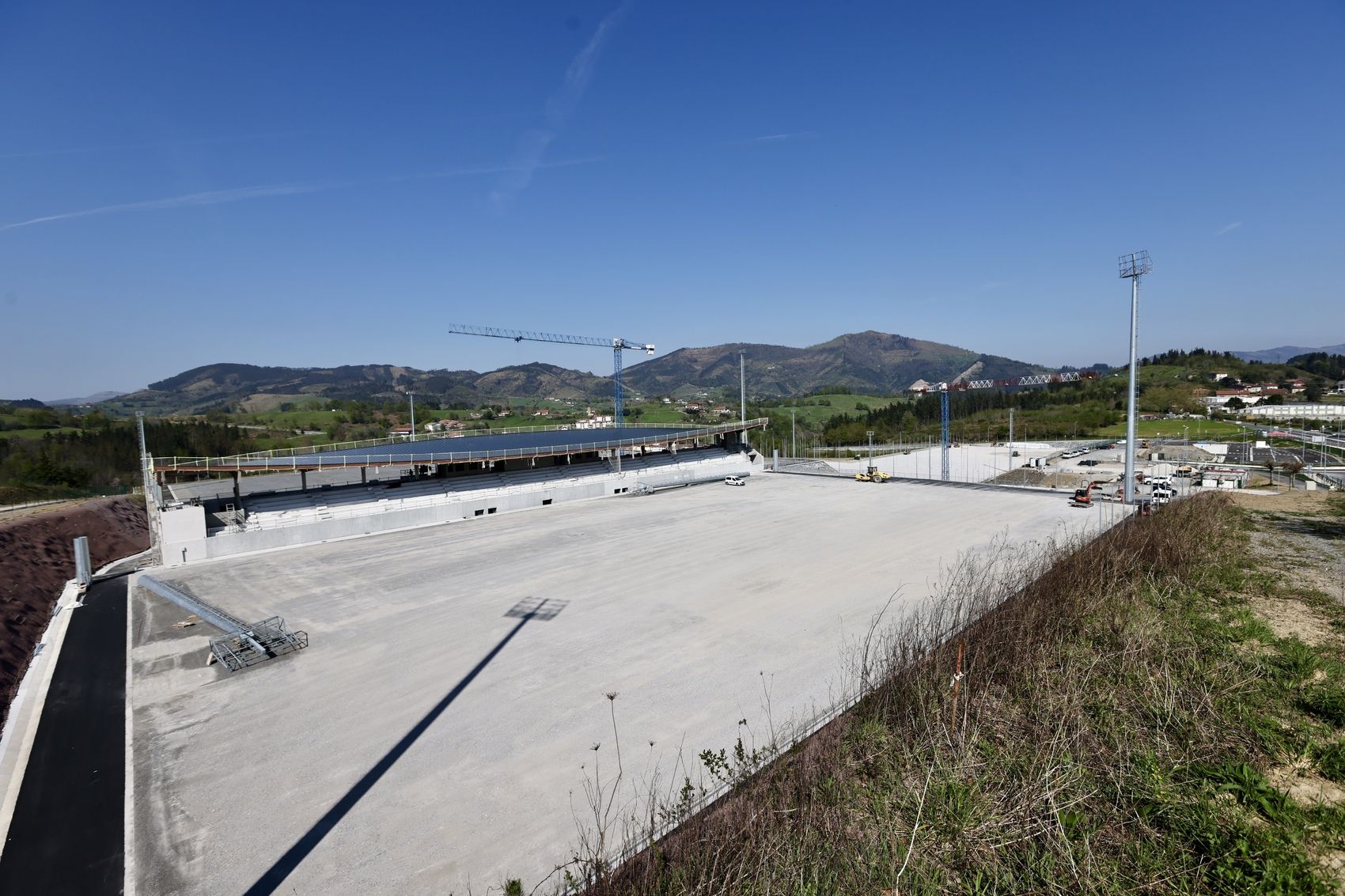 La ciudad deportiva de Areitio va tomando forma
