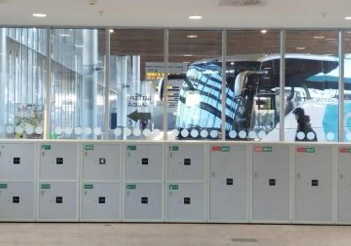 La estación de autobuses de Vitoria estrena 48 consignas inteligentes