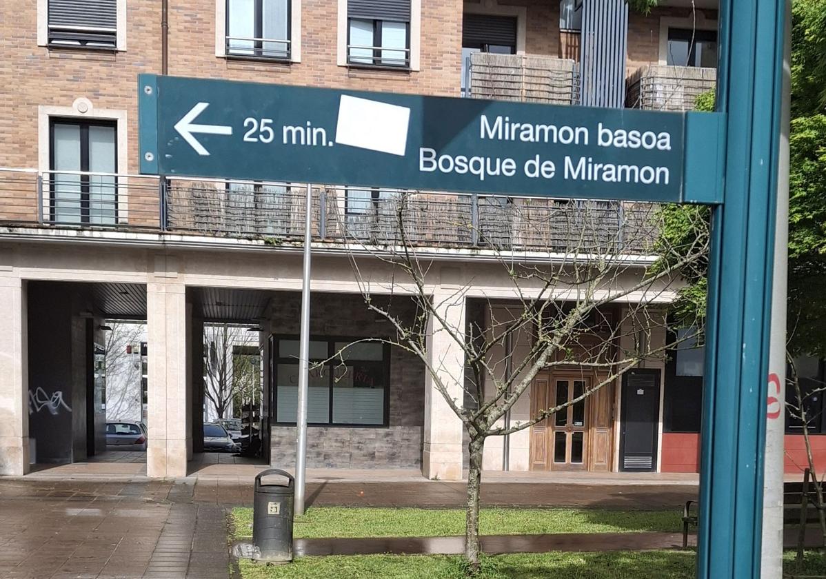 Sirimiri: Señal a baja altura en Aiete