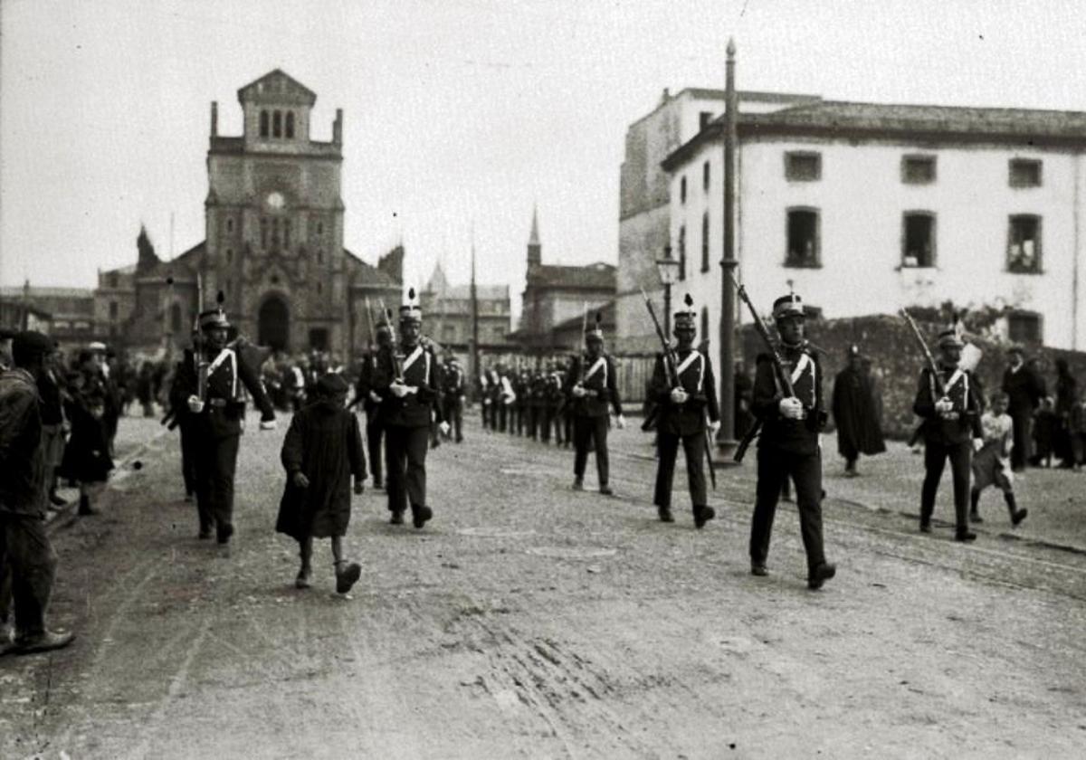Calle del Padre Larroca en Gros.