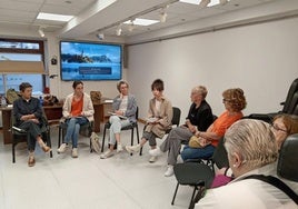 Una reunión anteriormente celebrada en la Sala de Cultura para la constitución del Consejo de Igualdad de Lezo.