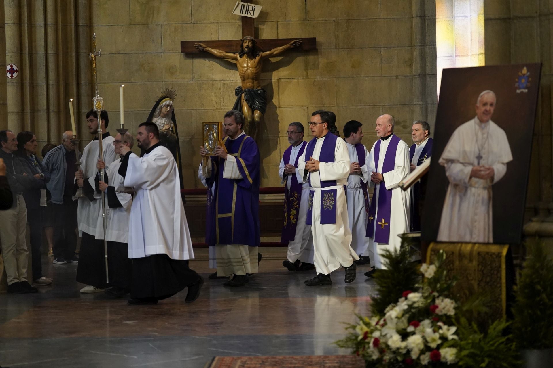 Donostia brinda un último adiós al Papa Francisco