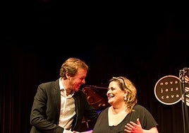 El pianista Paul San Martín y la cantante Itziar Yagüe.