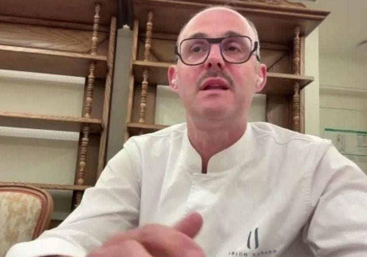Iñigo Lavado, cocinero.