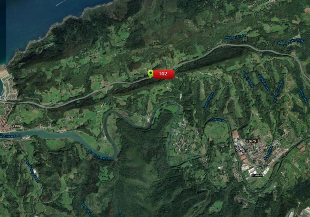 Retenciones en la AP-8 a la altura de Orio y Usurbil por dos accidentes en sentido Irun