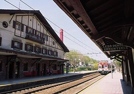 La estación de tren de Lezo-Errenteria.