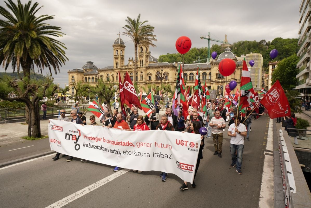 La marcha del 1 de Mayo en Euskadi