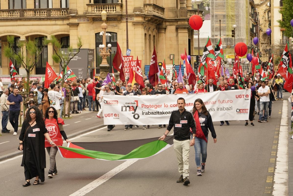 La marcha del 1 de Mayo en Euskadi