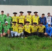 El podio del campeonato de Euskadi de ocho con timonel con Orio en primer lugar, escoltado por Hondarribia y Donostiarra.