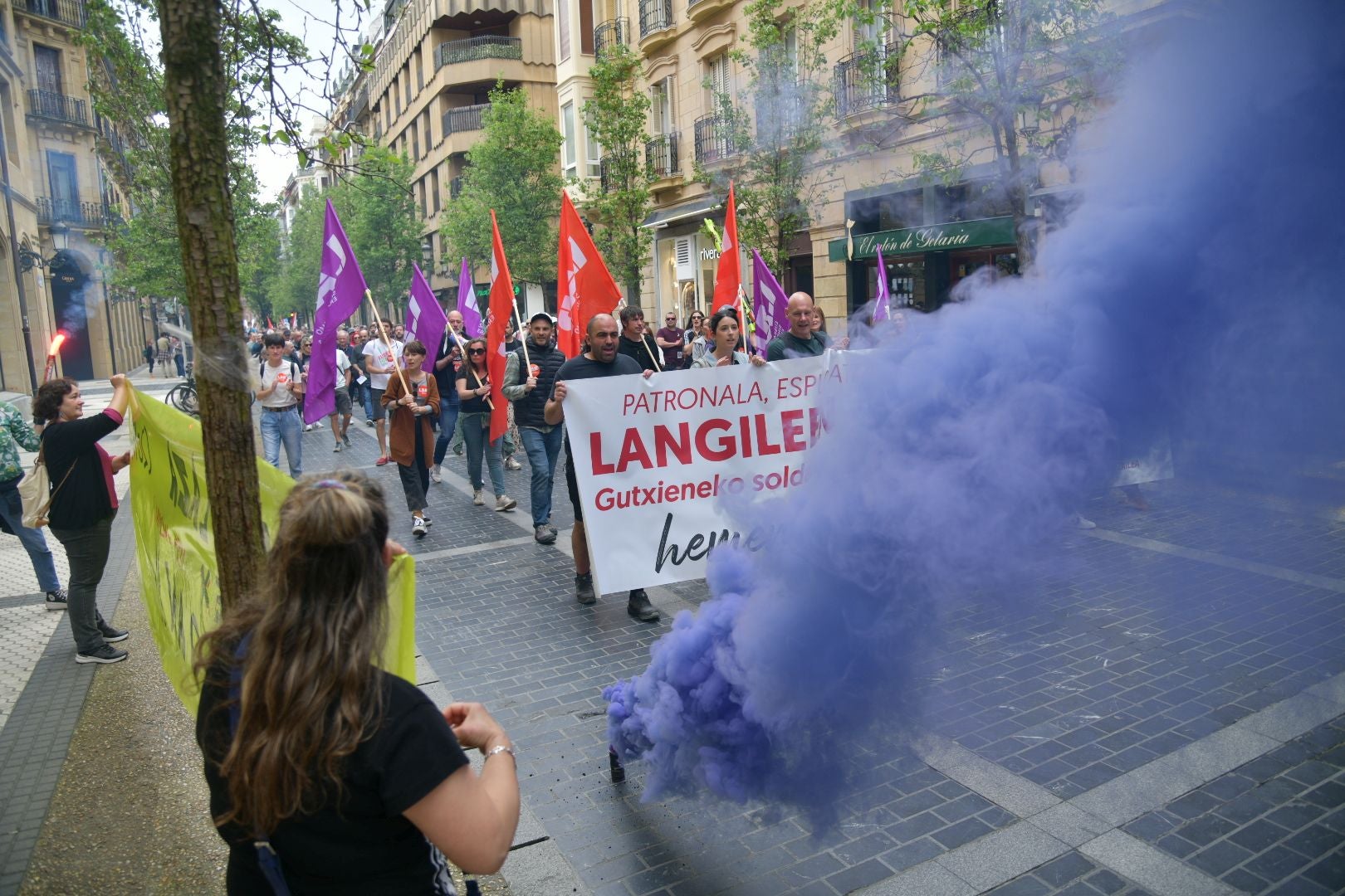La marcha del 1 de Mayo en Euskadi