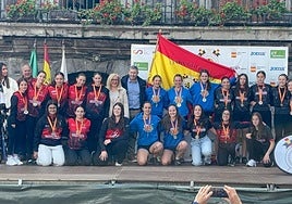 Enorme éxito del batel cadete del TAK-Oria en el Campenato de España celebrado en Castro Urdiales.