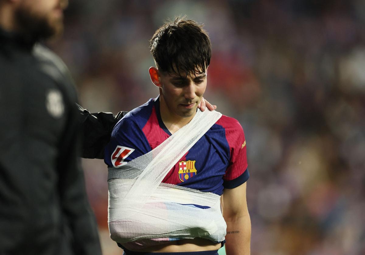 El astigartarra Dani Rodríguez, debut con el Barça y lesión