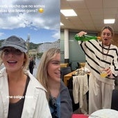 Natalia Palacios disfrutando de su visita por Donostia.