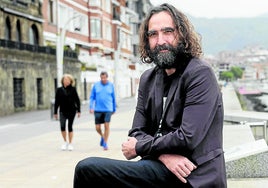 Braulio Gómez, el viernes, en el paseo marítimo de Getxo.