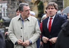 Aitor Esteban y Eneko Andueza