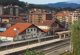 La estación de tren de Zumarraga, donde se produjo el hurto