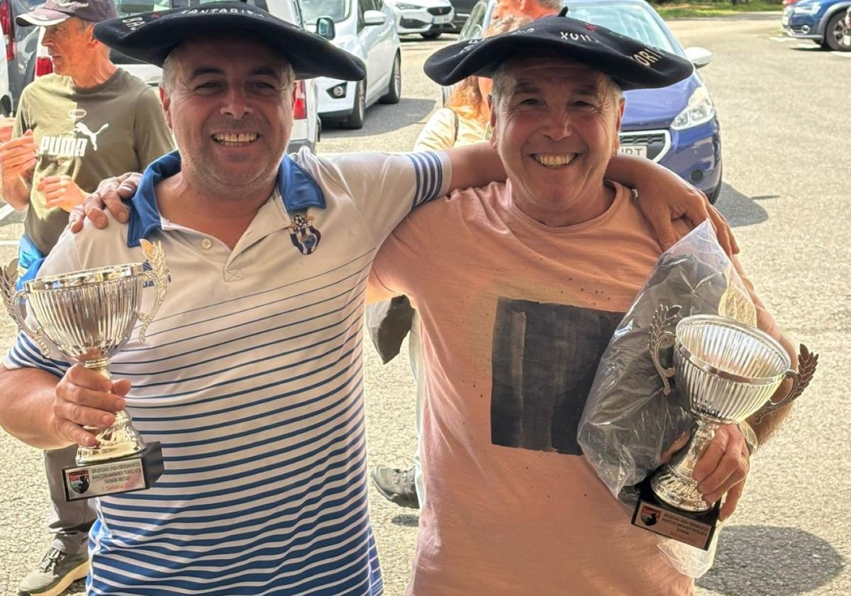 Fernando Fernández y Unai Madera, campeones de Gipuzkoa de Silvestrismo