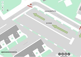 Entre las 9.30 y las 11.00 horas estará cortada la calle Elkano (junto al polideportivo), pero se habilitará un by-pass desde los aparcamientos.