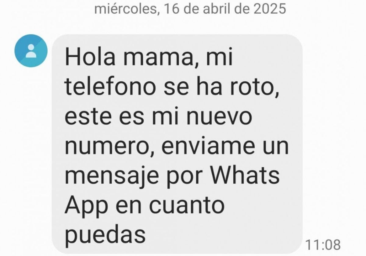 Alertan de la proliferación de estafas por el método del «hijo en apuros»: «Mamá, mi móvil se ha roto»