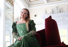 Silvia Villaú, que interpreta a Julieta, este jueves en Donostia.