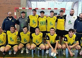 El equipo sénior Eguzki Rehabilitaciones Arkupe juega este viernes en el Polideportivo municipal contra Gaintxu.
