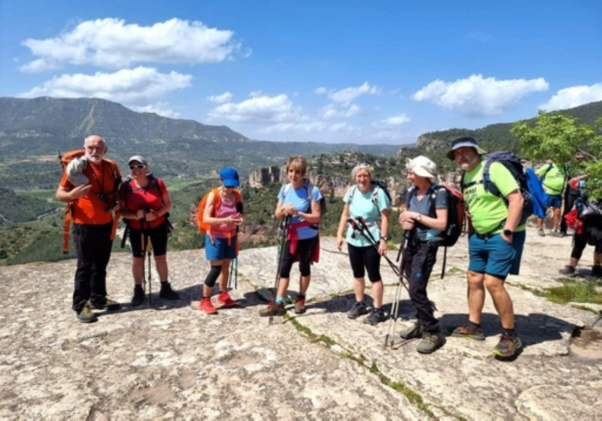Los veteranos recorren la Sierra de Montsant en Tarragona
