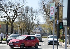 Cámaras en diferentes puntos de la ciudad vigilan la entrada de coches a la ZBE.