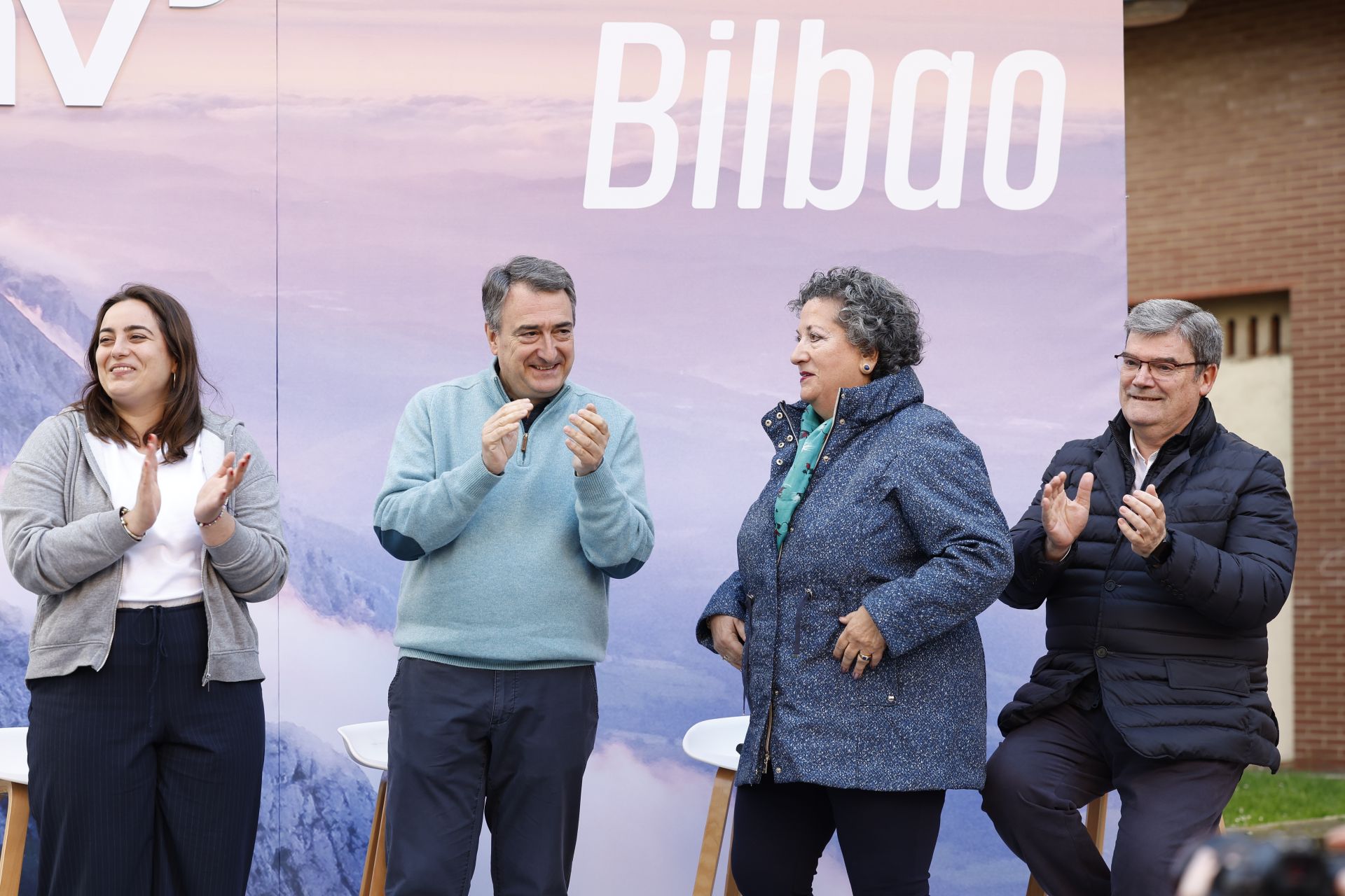 Esteban, ayer en Bilbao.