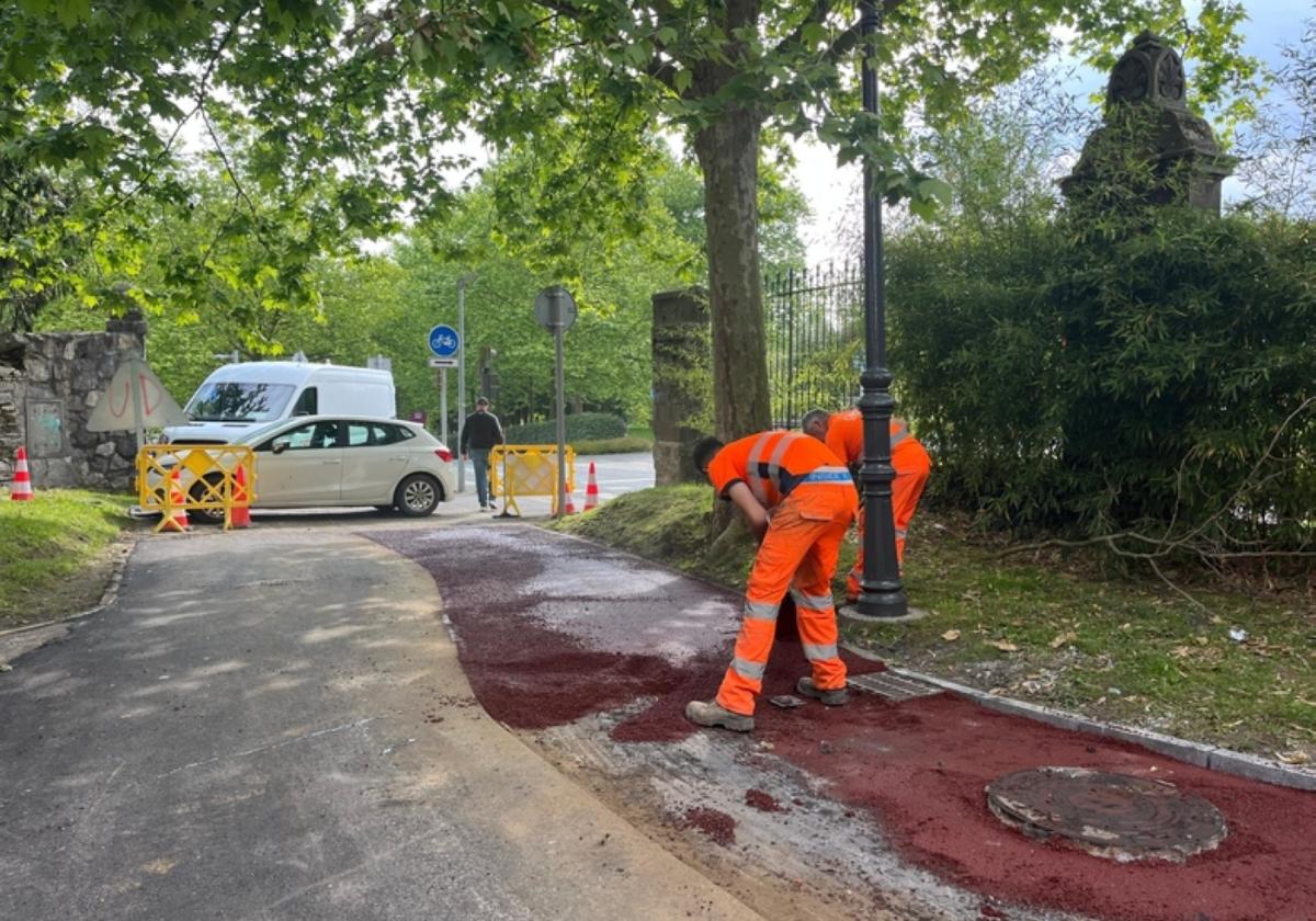 El Ayuntamiento mejora y amplía cuatro tramos de la red local de bidegorris