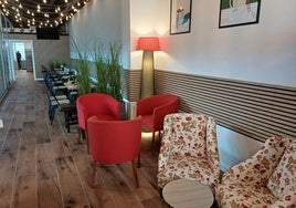 Interior del nuevo local ampliado de The Goods Café Bakery, en Irun.