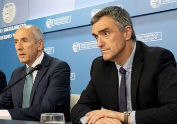 Josu Erkoreka y Jonan Fernández, ahora asesores, durante su etapa como altos cargos en el Gobierno Vasco.