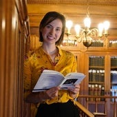Oihane Zuberoa, aurkezpenaren ostean.