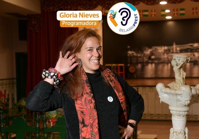 Gloria Nieves del Olmo tuvo claro que tenía que apuntarse a un euskaltegi.
