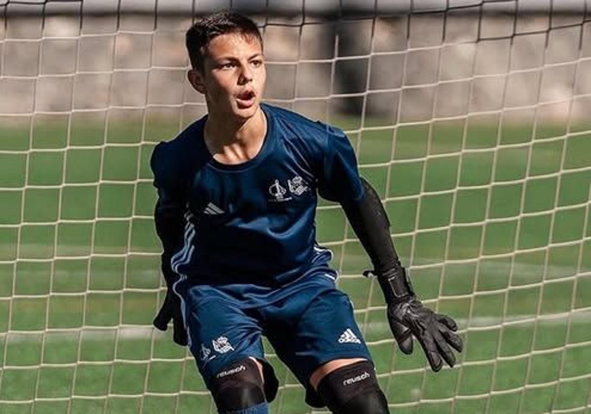 La Real Sociedad incorpora al portero infantil canario Rubén Matos