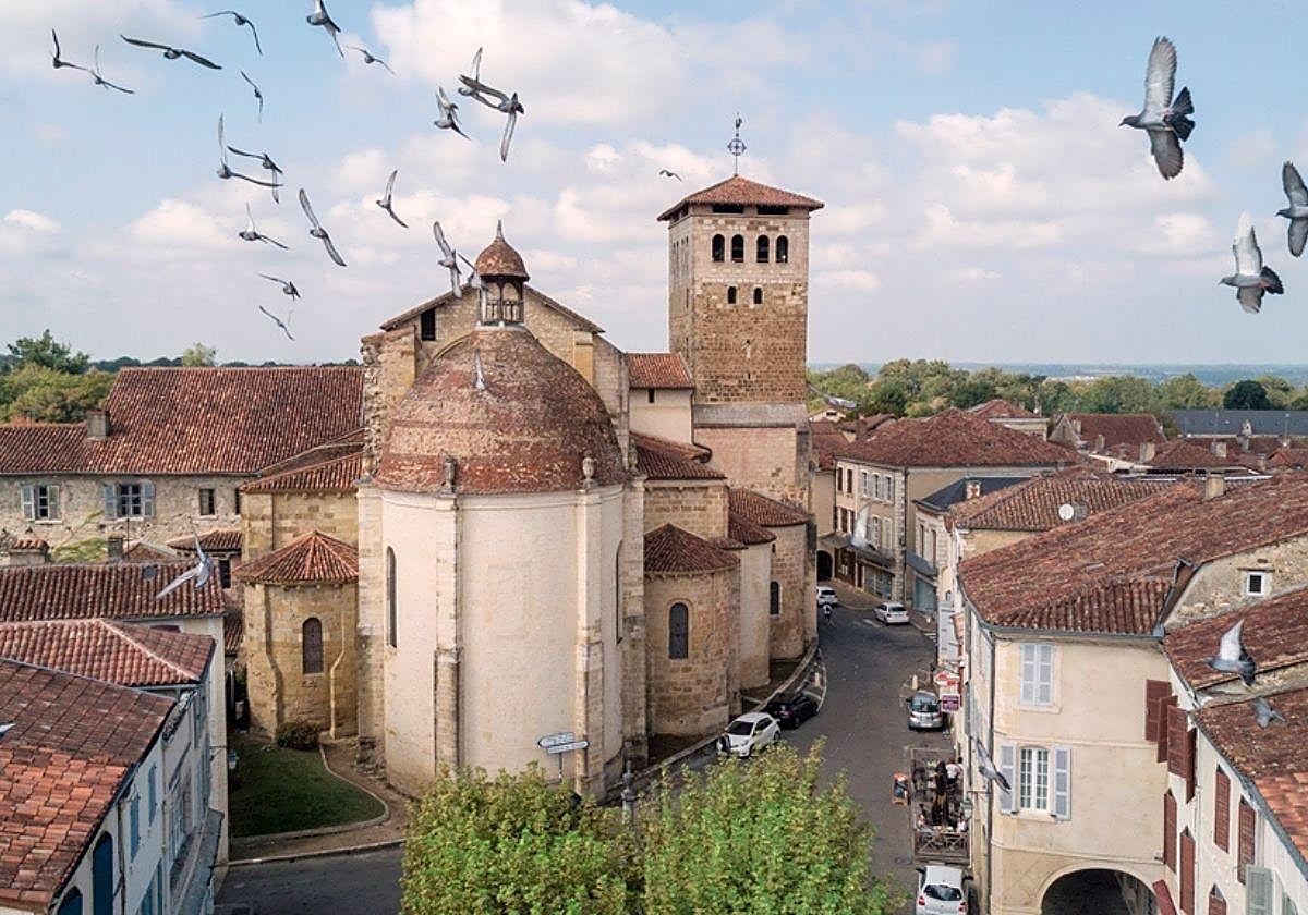 La localidad medieval de Sanit-Sver en Las Landas
