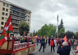 Los pensionistas vascos exigen que su pensión se equipare al Salario Mínimo Interprofesional.