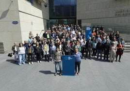 Miembros de la Red de Personas Torturadas este sábado en Donostia.