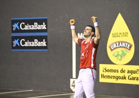 Altuna III gana 22-9 a Laso y jugará su sexta final del Manomanista