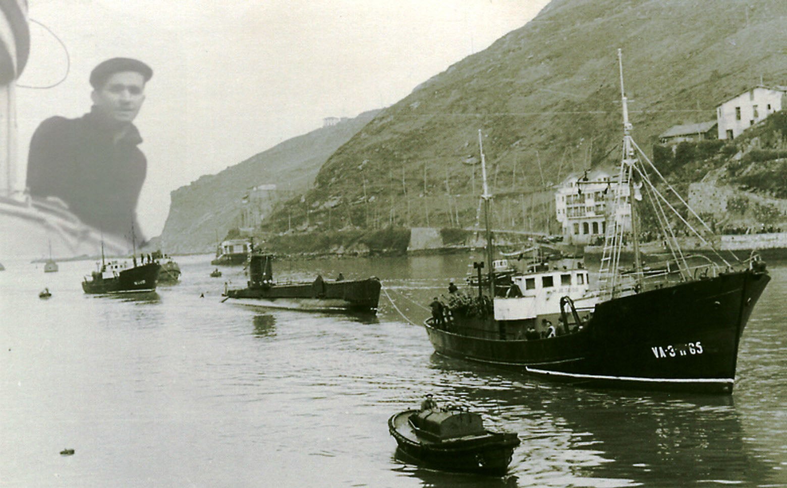 Emerge la historia de un pescador del submarino de Pasaia